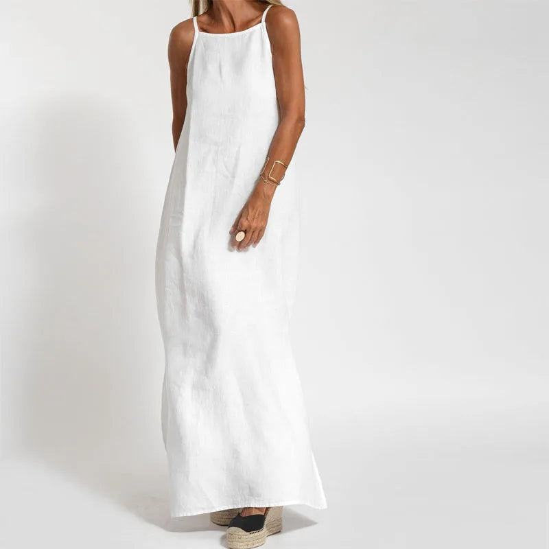FCP Split Halter Dress Floor-length Dress - flowerchildpeople Clothing Co