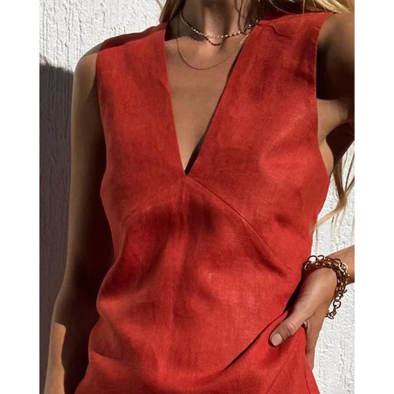 FCP Cotton Linen Womens Dresses - flowerchildpeople Clothing Co