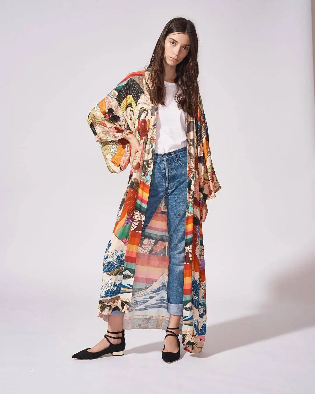 FCP Loose and Comfortable Cover Kimono - flowerchildpeople Clothing Co